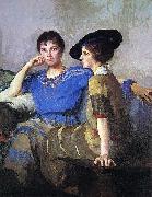 Edmund Charles Tarbell Sisters china oil painting artist